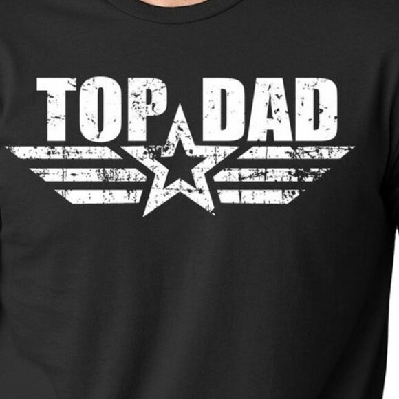 Top Dad T-Shirt Father's Day Cool Father Daddy T Shirt - Picture 2 of 4